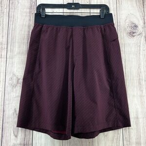 Lululemon Shorts Mens Sz M Core Shorts Linerless 11" Tomato Red Athletic Gym Run